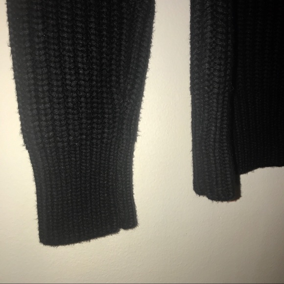 Michael KORS Chunky Ribbed Knit Sweater Black XS - Picture 3 of 8